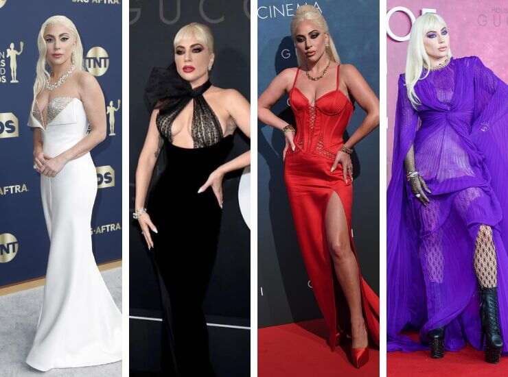 Lady Gaga red carpet look