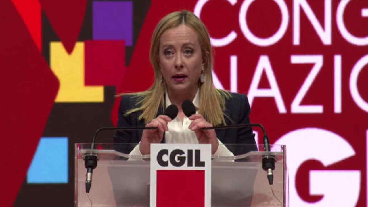 congresso cgil meloni rimini