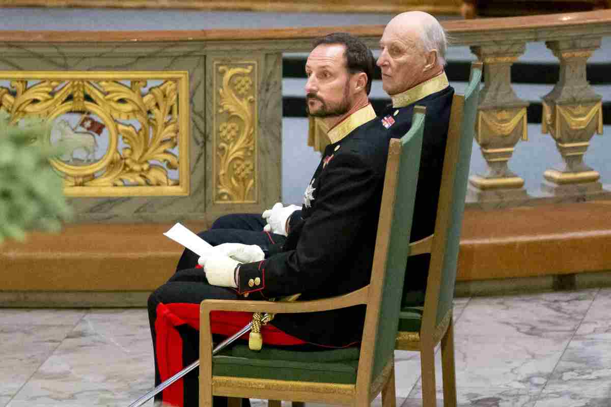 Re Harald principe Haakon