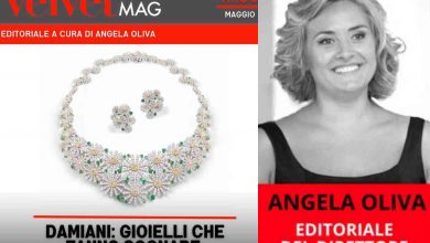 Editoriale VelvetMAG Angela Oliva Copertina Maggio 2023 Gioielli Damiani