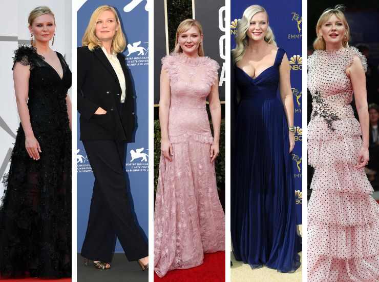 Kirsten Dunst look red carpet