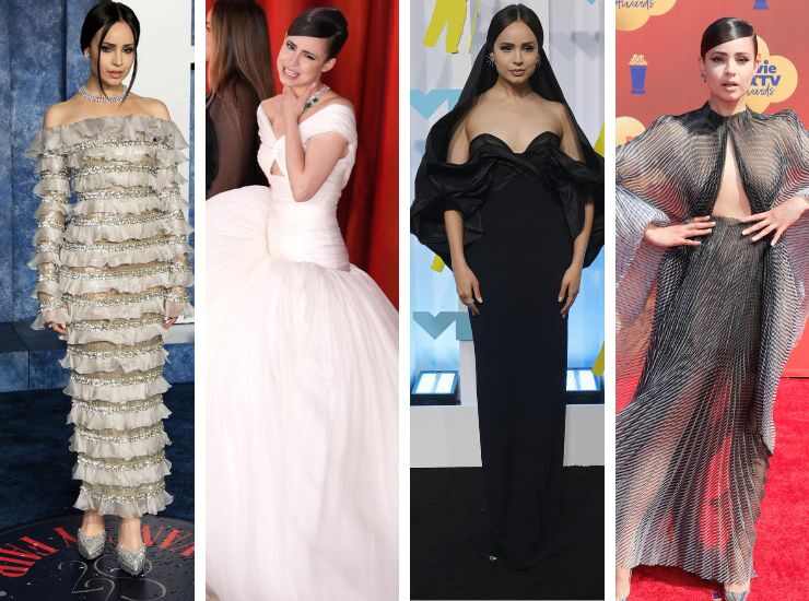 Sofia Carson look red carpet