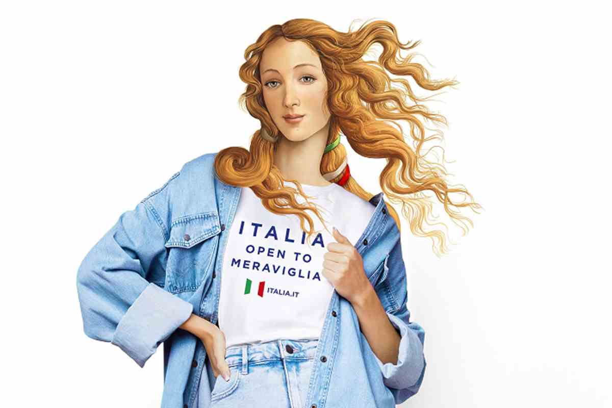 Venere di Botticelli campagna Ministero del Turismo