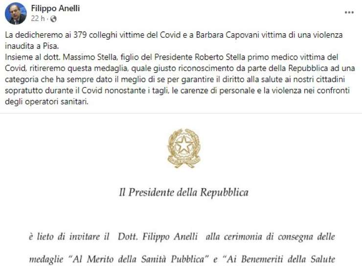 barbara capovani medaglia