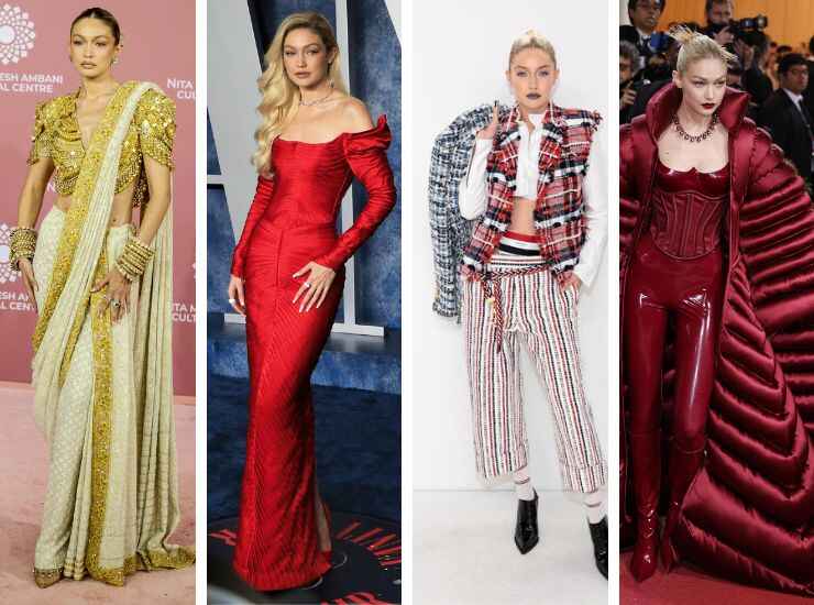 Gigi Hadid look red carpet