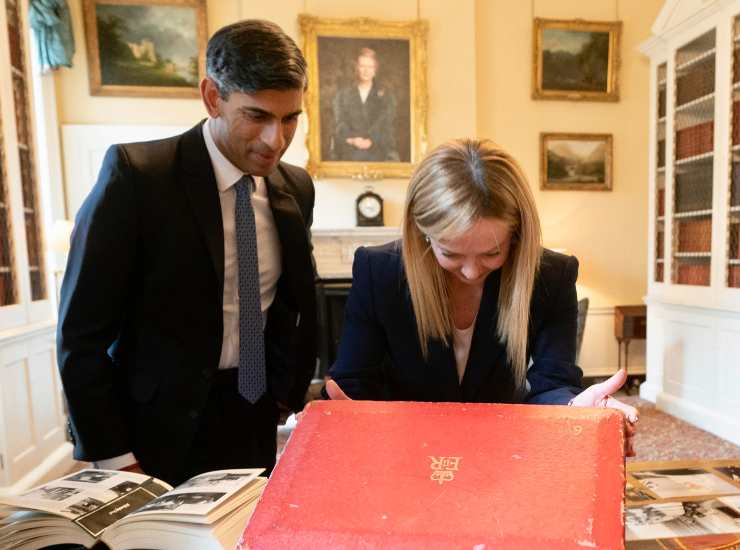 def meloni sunak londra