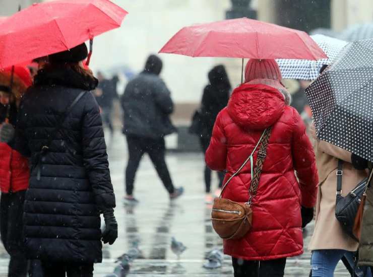 piogge meteo temporali italia