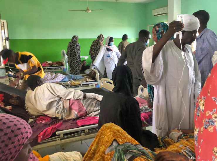 ospedale sudan feriti