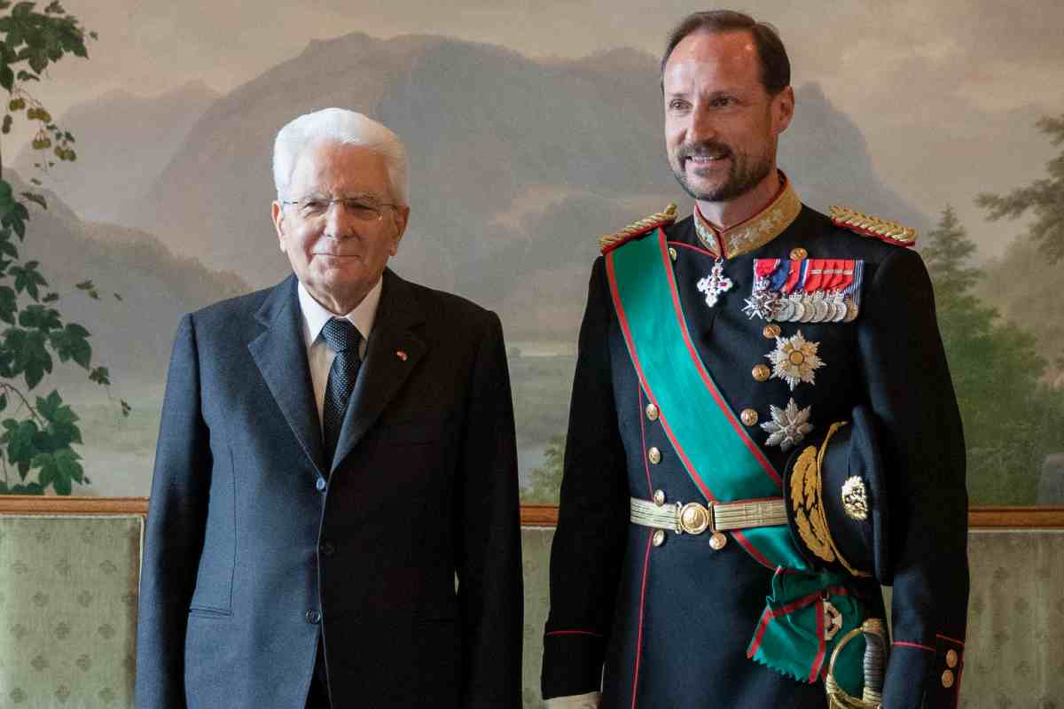 Principe Haakon e Mattarella