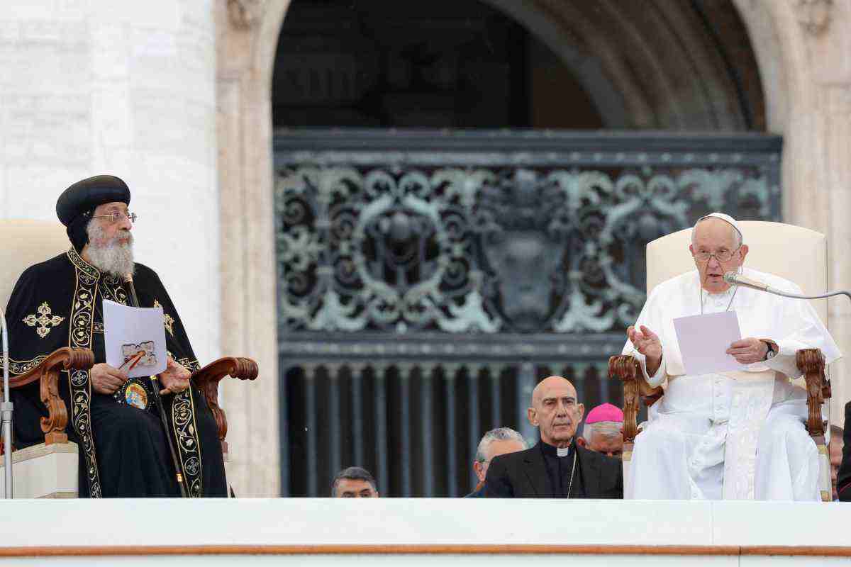Papa Francesco e il Patriarca Tawadros
