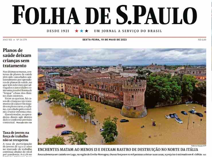 brasile alluvione prima pagina