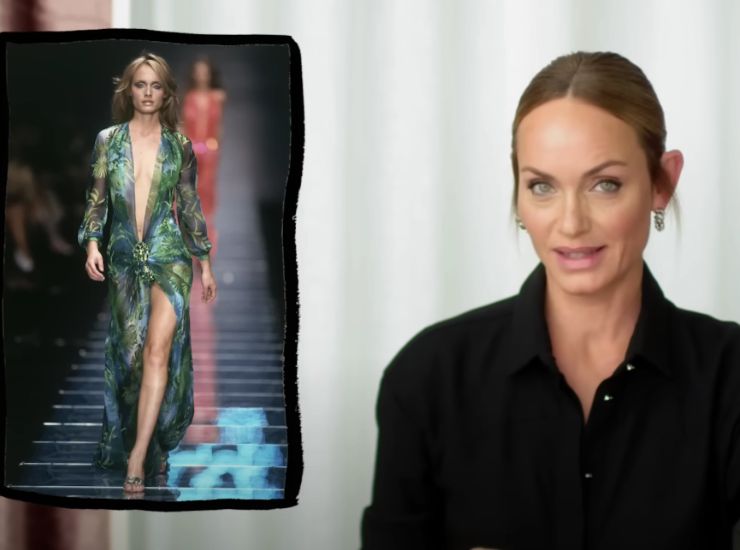 Amber Valletta Jungle Dress