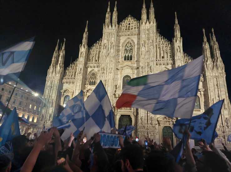 festa scudetto napoli milano