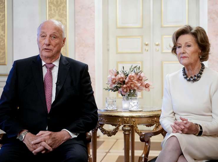 re Harald e regina Sonja di Norvegia