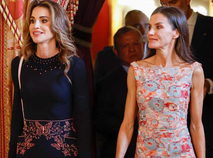 Rania di Giordania e Letizia di Spagna