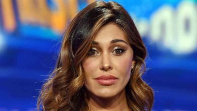 Belen Rodriguez French Manicure