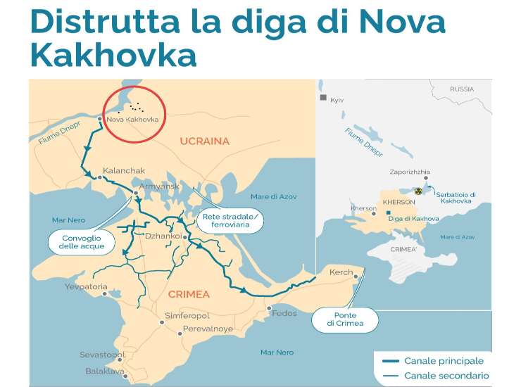 Ucraina diga nova kahkovka mappa