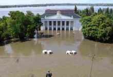 inondazione diga nova khakovka ucraina