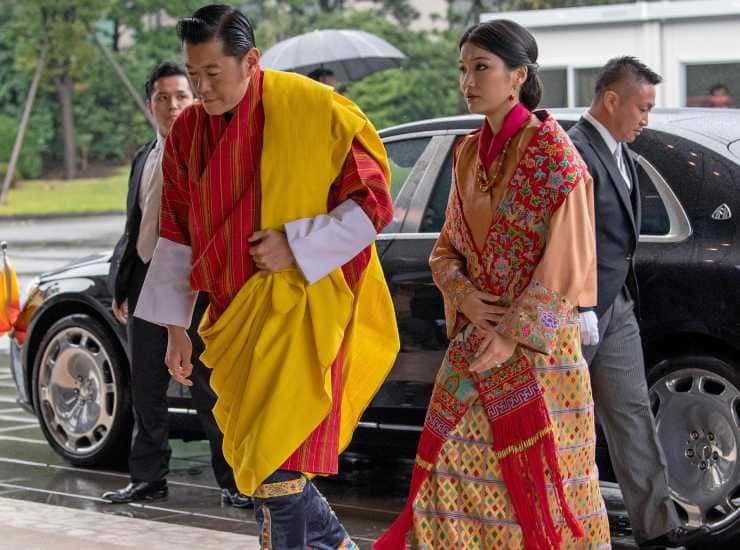 Re e regina del Bhutan in attesa del royal baby