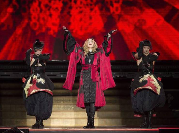 Madonna dopo il ricovero