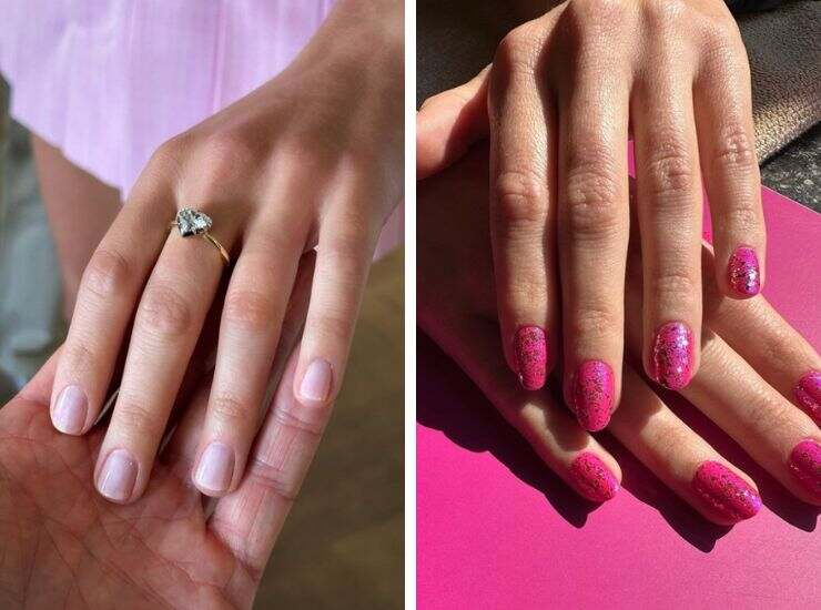 Margot Robbie Barbie manicure
