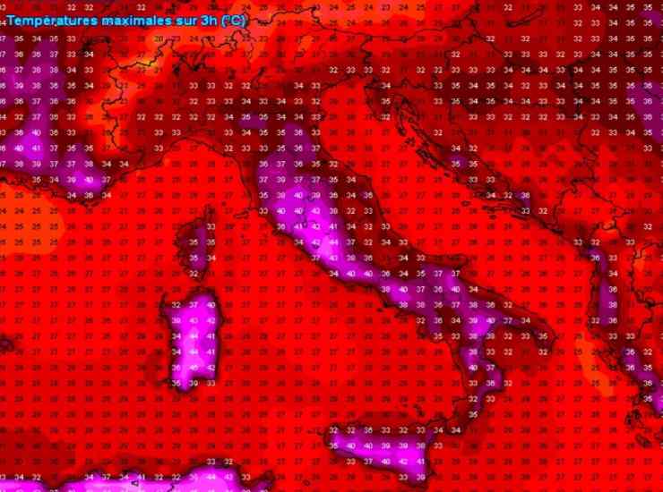 caldo estrmo italia luglio 2023