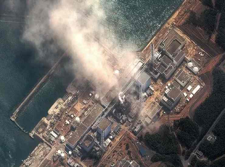 fukushima centrale veduta aerea