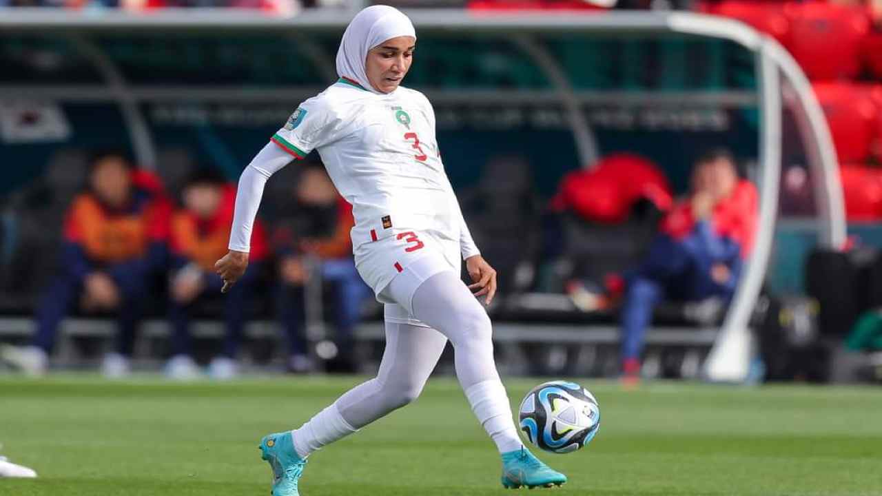mondiali calcio femminile marocco velo