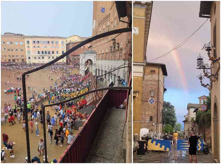 Prove 14 e 15 agosto Palio di Siena dell'Assunta 2023 annullate per pioggia