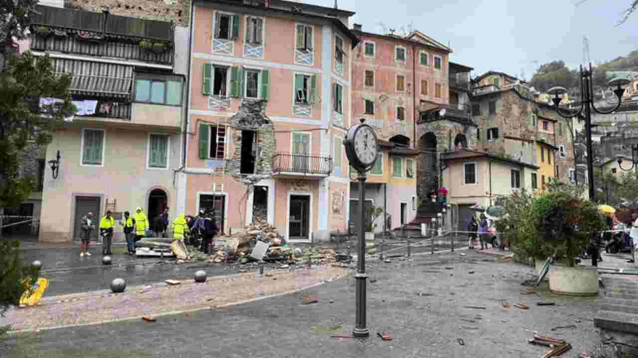 palazzina esplosione soldano imperia feriti