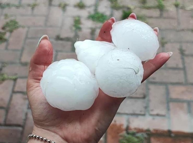 meteo grandine chicchi