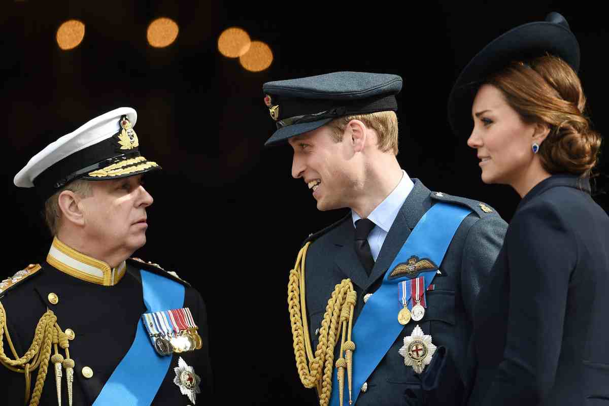 principe Andrea, William e Kate