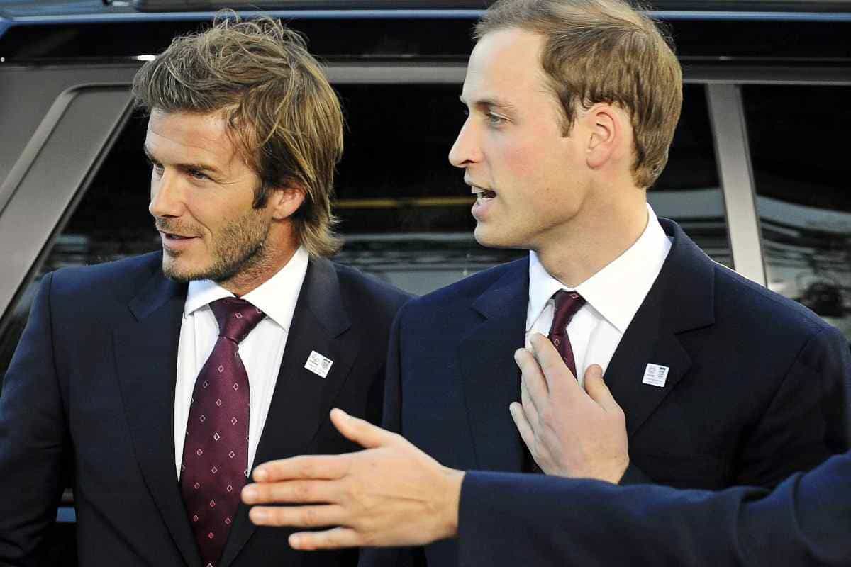 Principe William e David Beckham