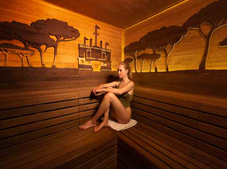 QC Terme Roma, sauna