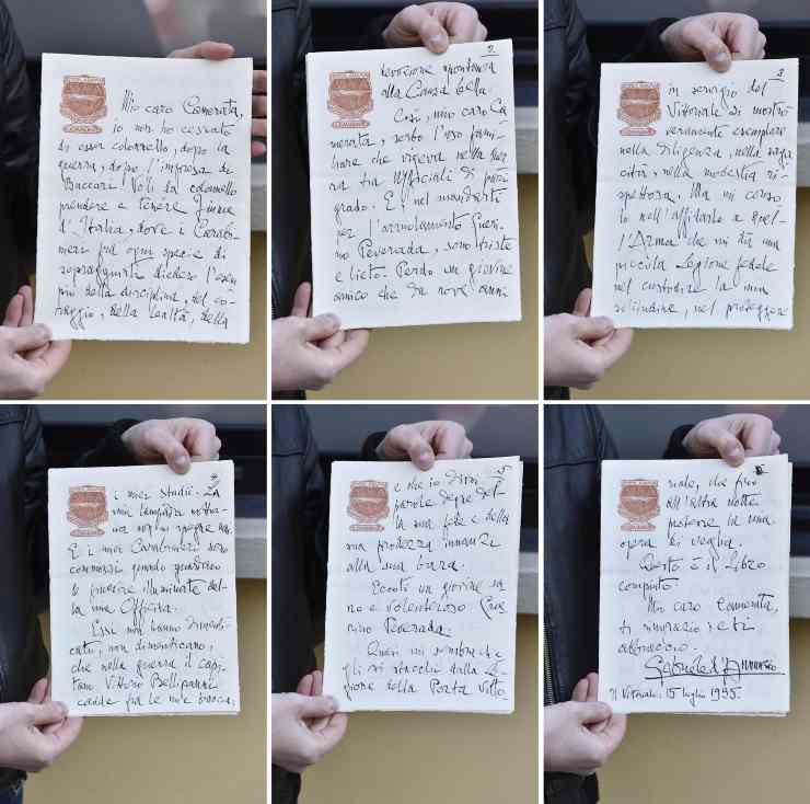 Lettere Gabriele d'Annunzio