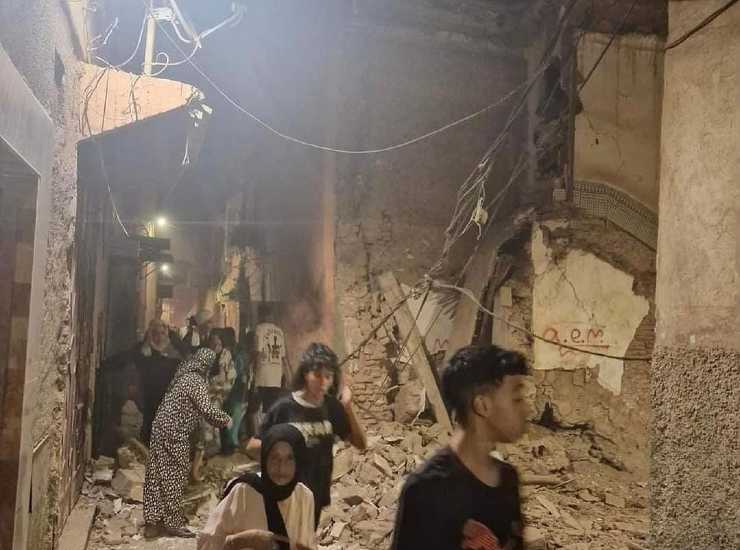 terremoto marocco danni