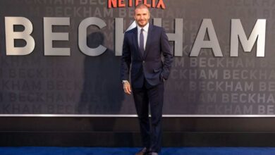 Beckham première red carpet