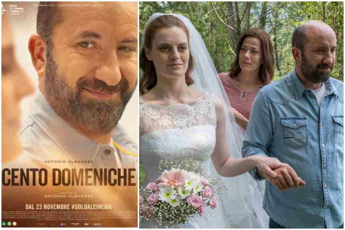 il manifesto del film di e con Antonio Albanese "Cento Domeniche"