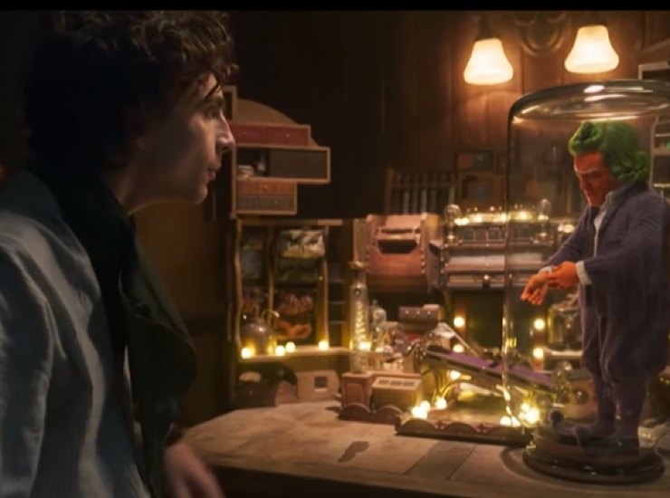 Wonka film con Timothée Chalamet e Hugh Grant