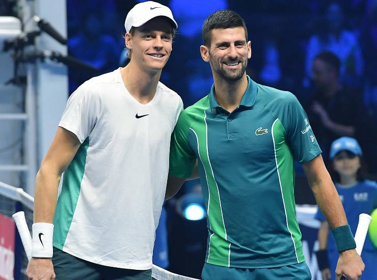 Jannik Sinner Novak Djokovic finale Nitto Atp Finals 2023 