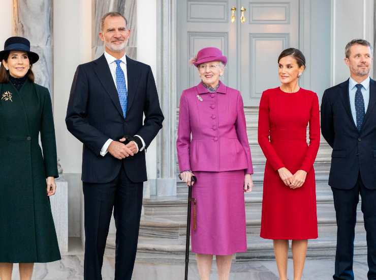 Re Felipe e Letizia di Spagna, reali di Danimarca