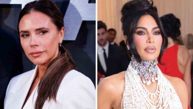 Victoria Beckham e Kim Kardashian stesso abito