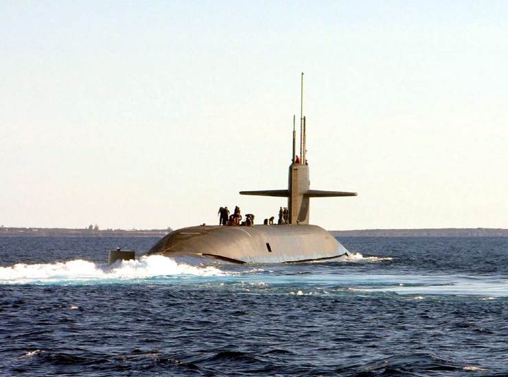 gaza guerra israele sottomarino americano
