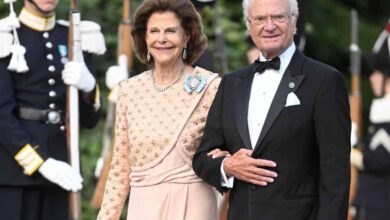Re Carl Gustaf di Svezia e regina Silvia