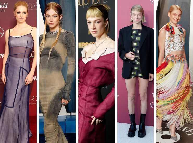 Hunter Schafer look red carpet