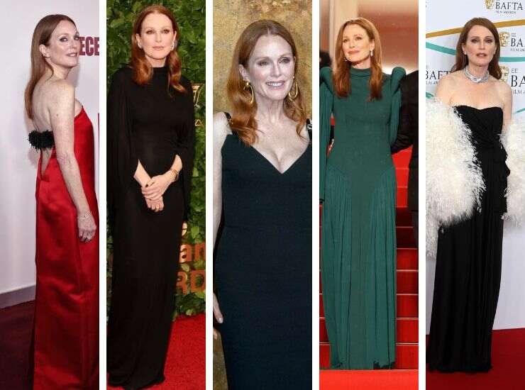 Julianne Moore look red carpet