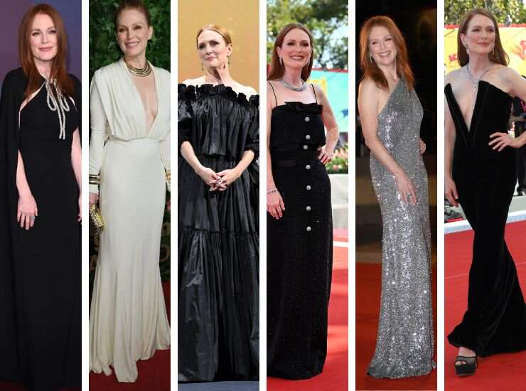 Julianne Moore look red carpet