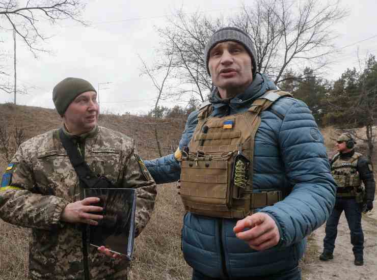sindaco Kiev Klitschko ucraina guerra 