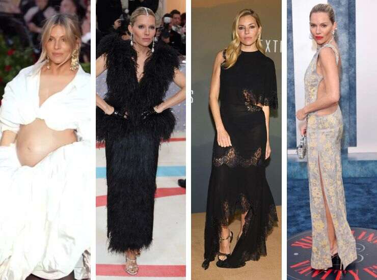 Sienna Miller look red carpet