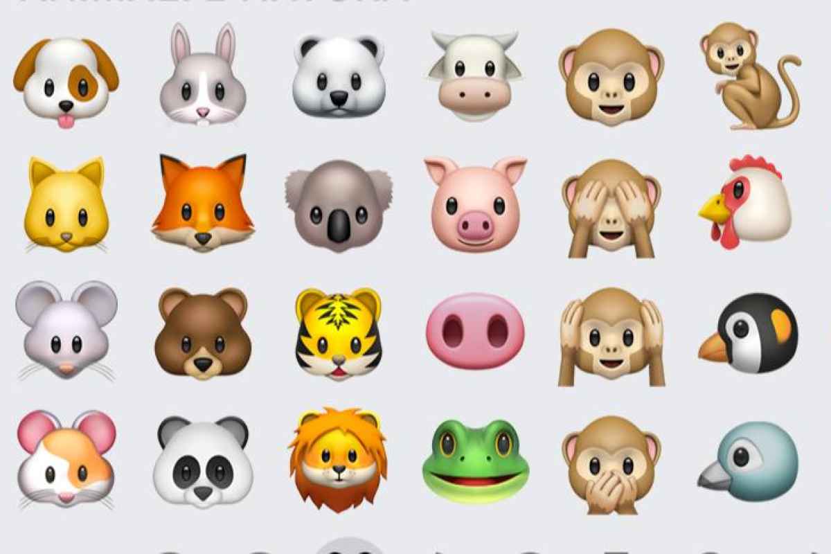 emoji animali